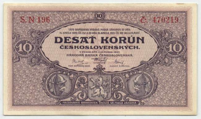 10 Kronen 1927